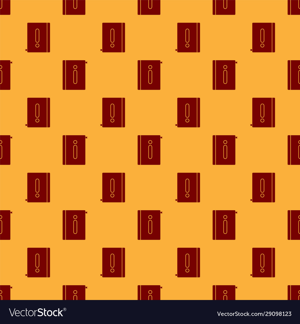 Red user manual icon isolated seamless pattern Vector Image Red user manual icon isolated seamless pattern