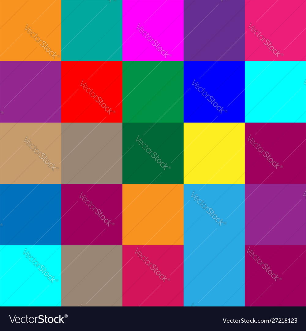 Seamless random squares mosaic tiles pixelated vector image Seamless random squares mosaic tiles pixelated