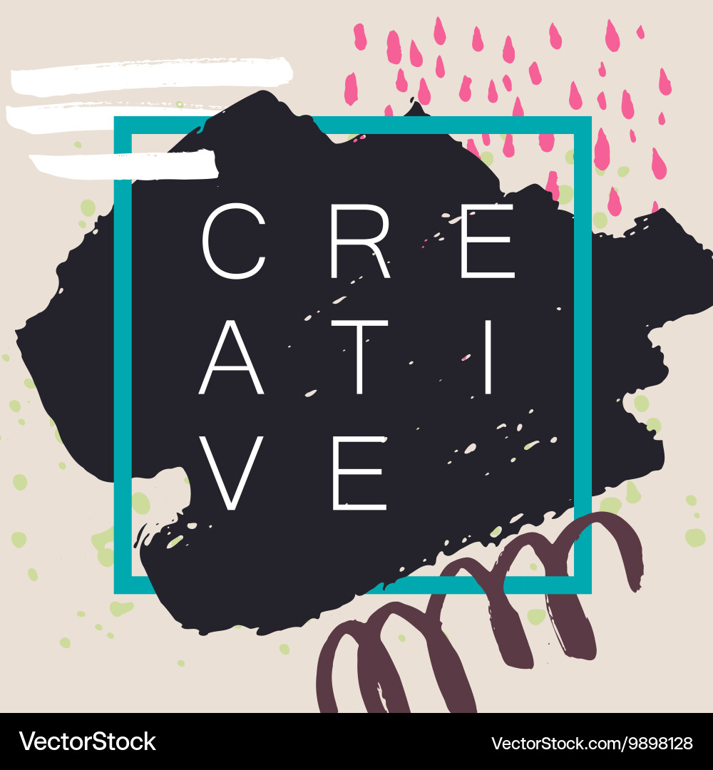Abstract handdrawn background Royalty Free Vector Image