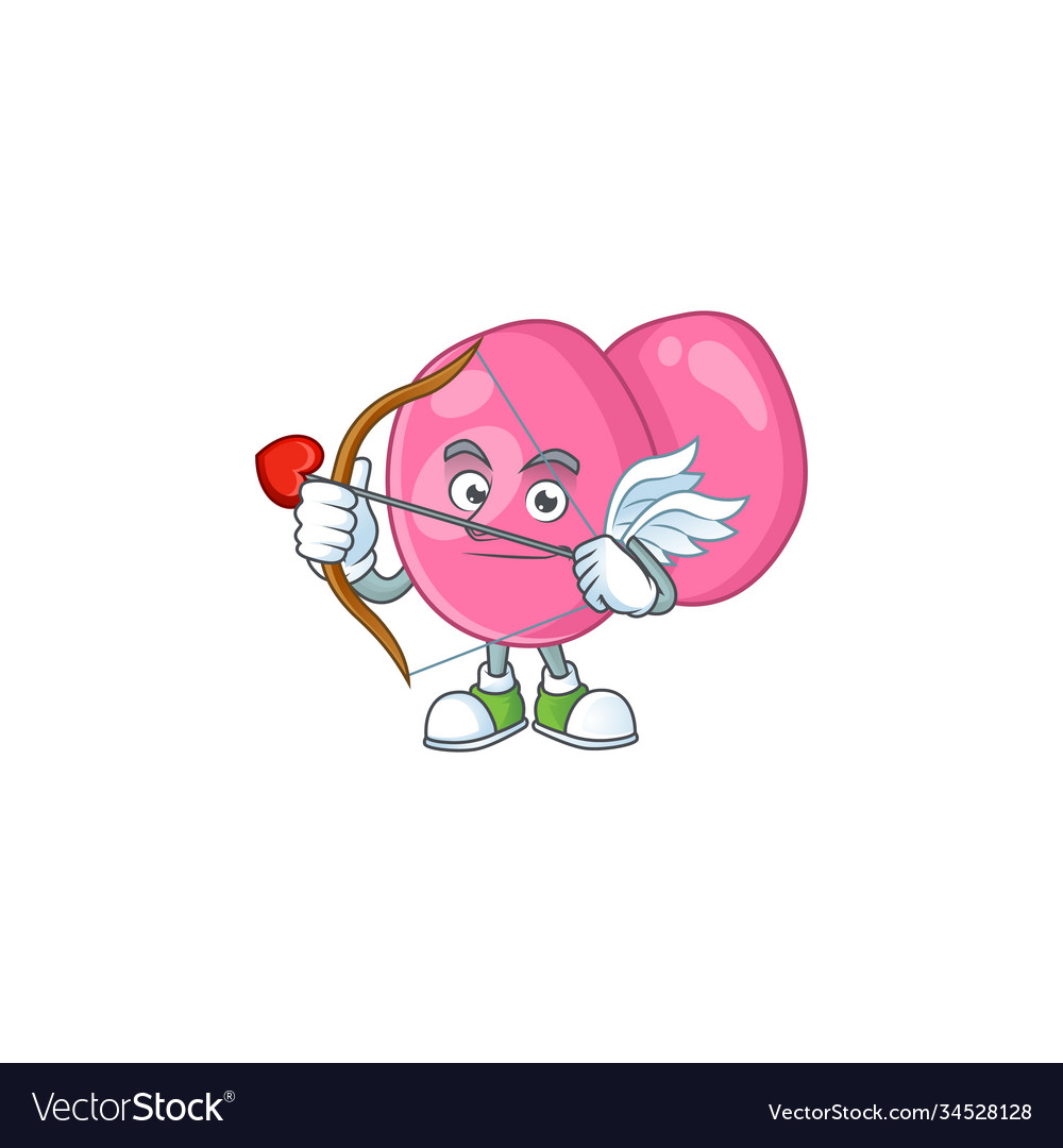 Charming streptococcus pyogenes cupid with arrow