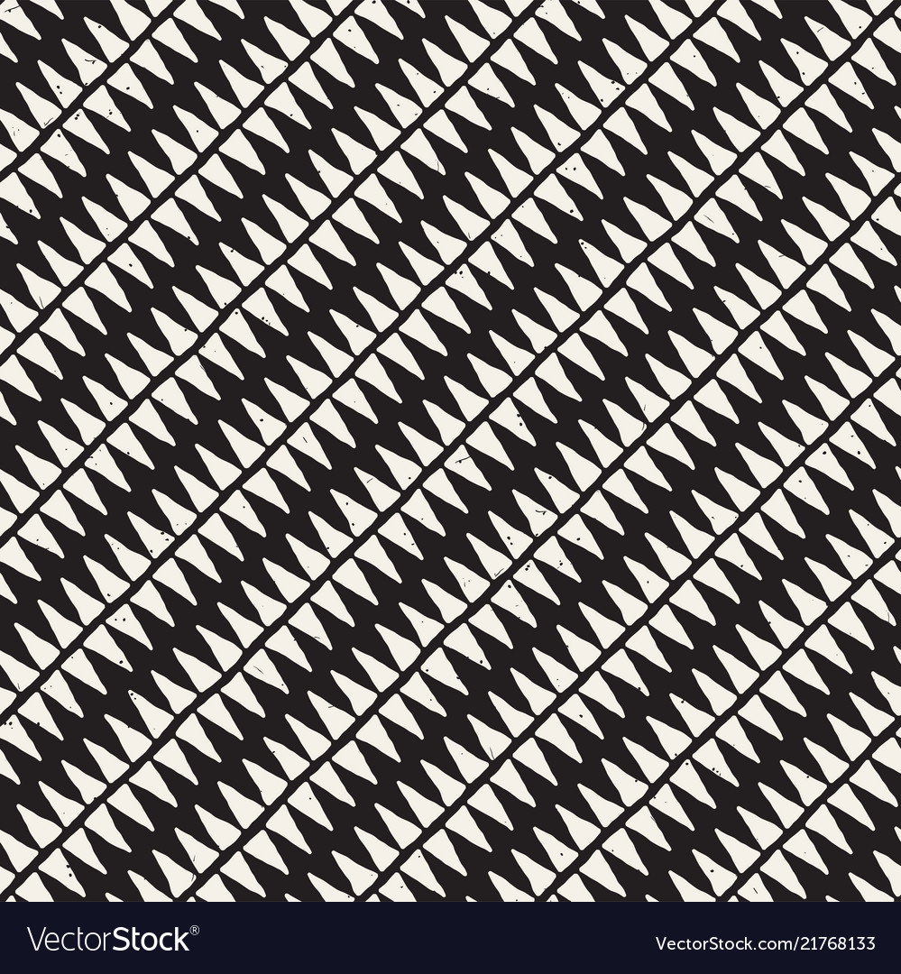 Handgezogene abstrakte nahtlose Muster in schwarz vector image Handgezogene abstrakte nahtlose Muster in schwarz