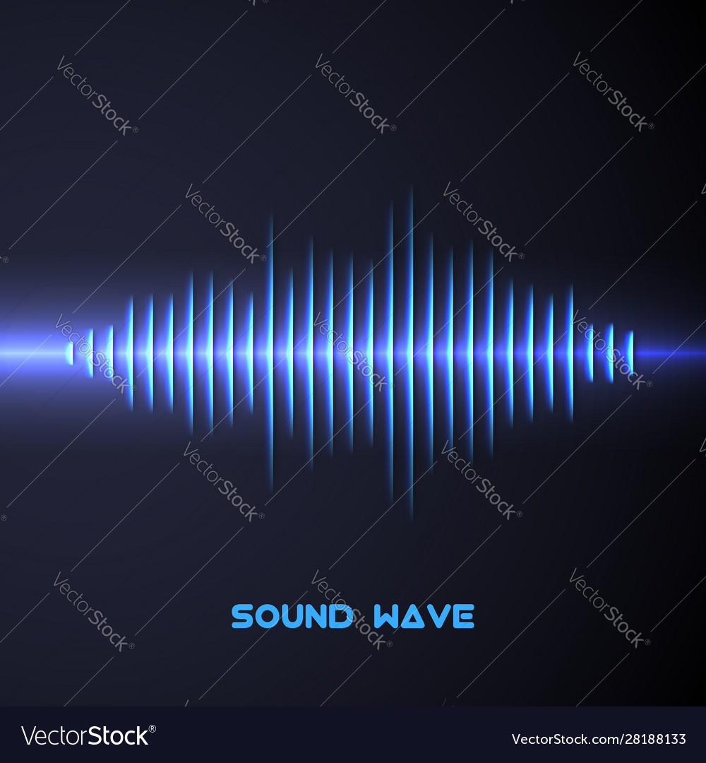Paper sound waveform with shadow vector image Paper sound waveform with shadow