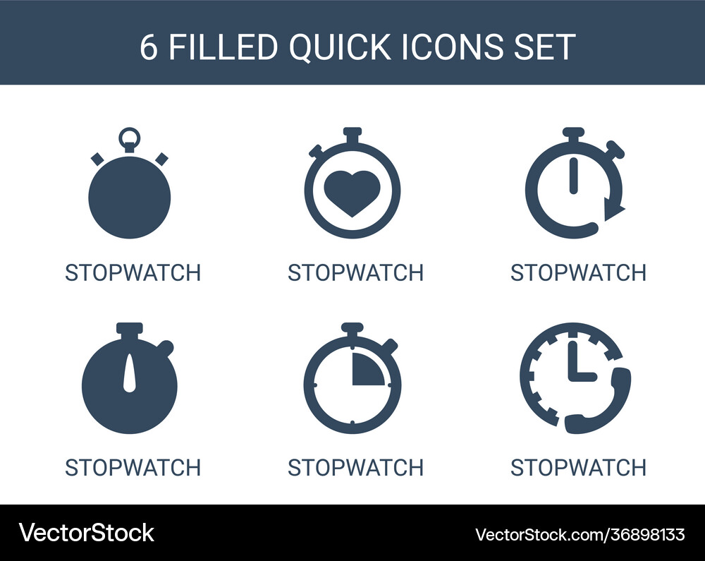 Quick icons Royalty Free Vector Image - VectorStock