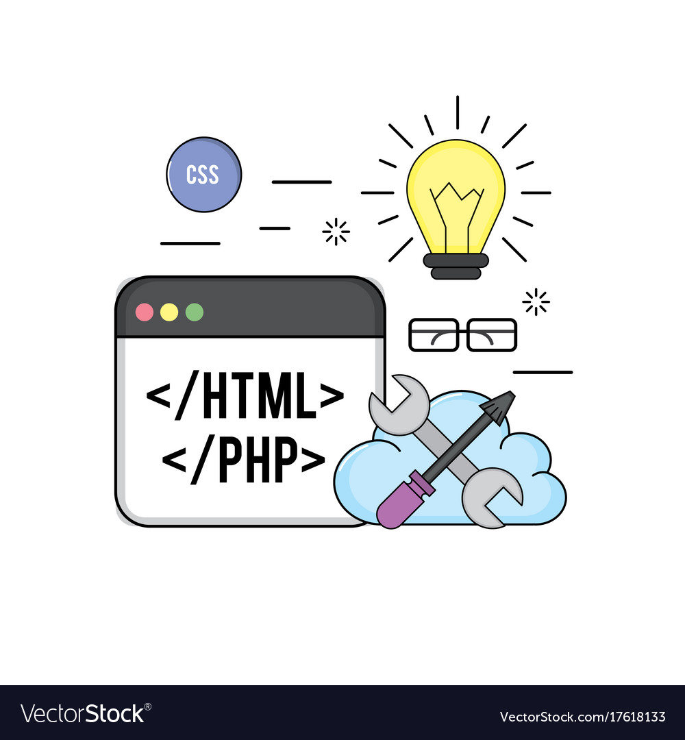 Web-Code und Rechenzentrum Programm