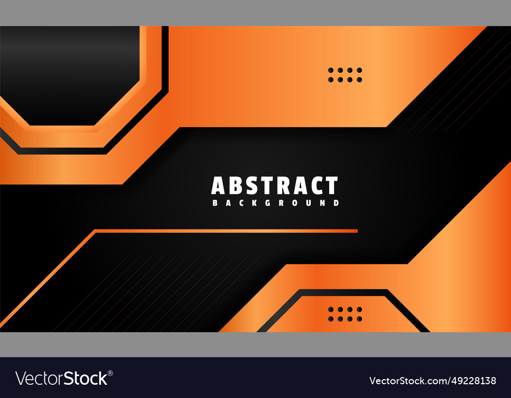 Abstract wave background with orange shape design