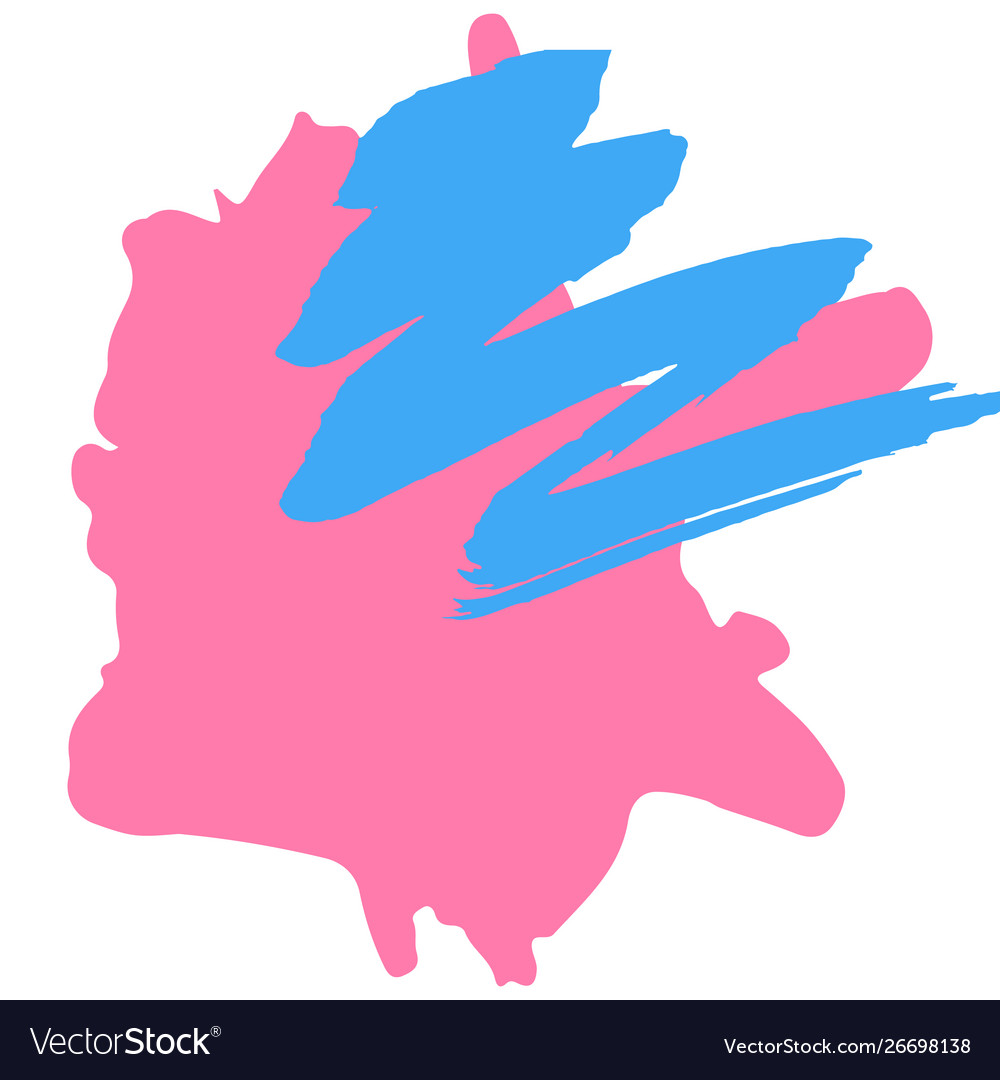 Background multi-colored blots ink