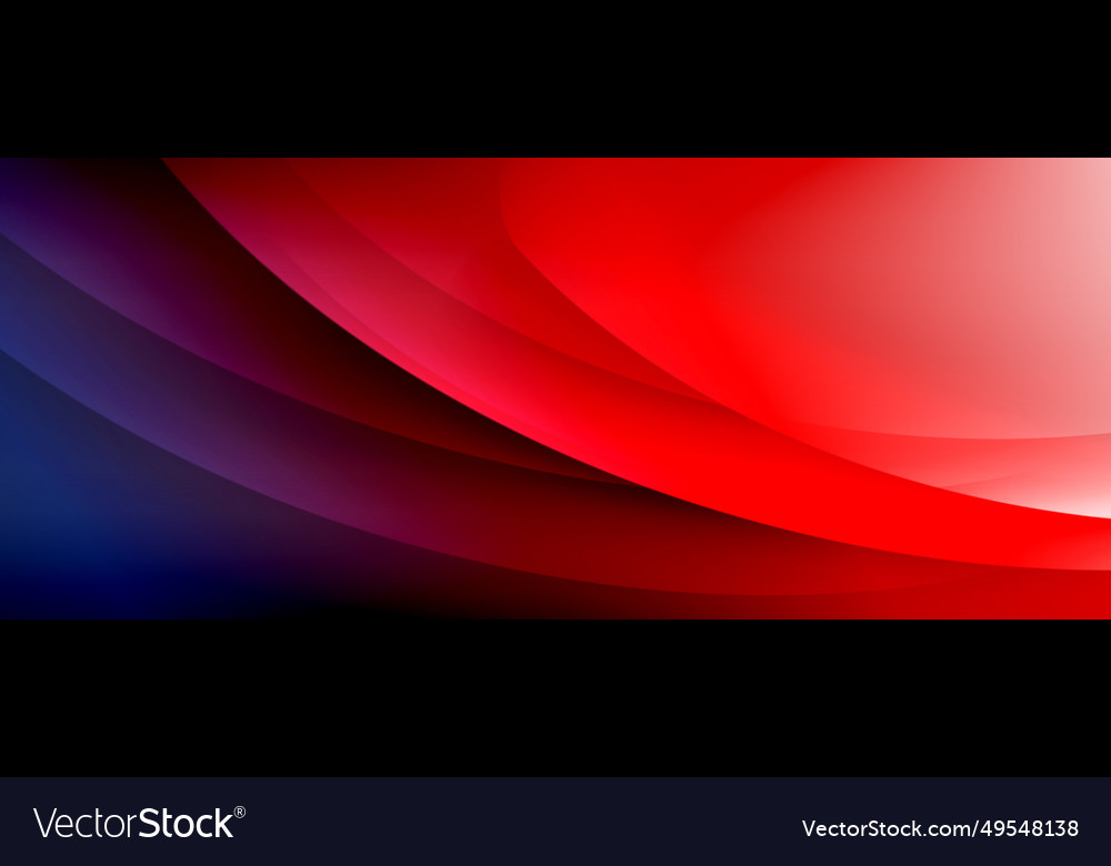 Dynamic flowing waves on gradient color background Vector Image Dynamic flowing waves on gradient color background