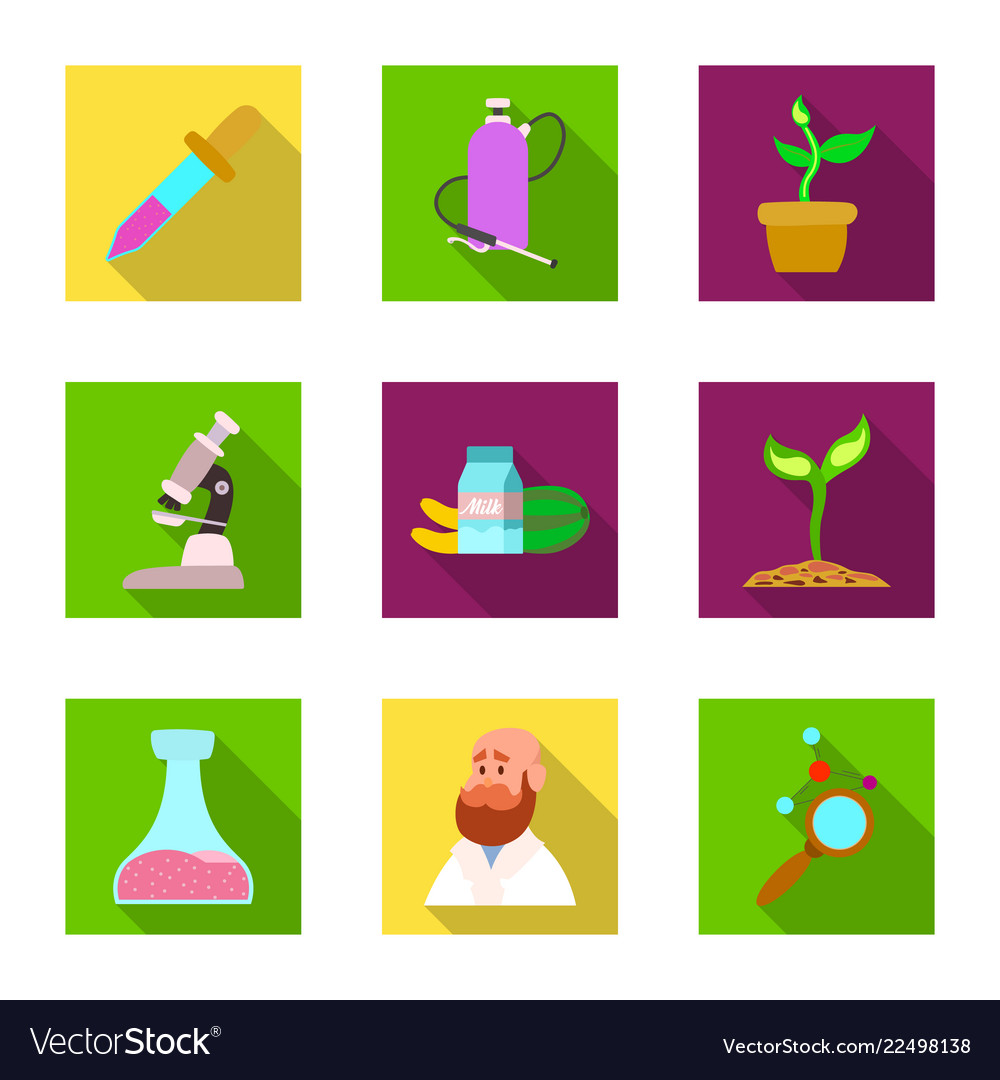 Isolated object of and logo collection