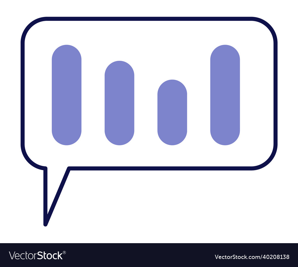 Nachrichtenrahmen mit Diagramm-Icon-Datenbericht Konzept vector image Nachrichtenrahmen mit Diagramm-Icon-Datenbericht Konzept