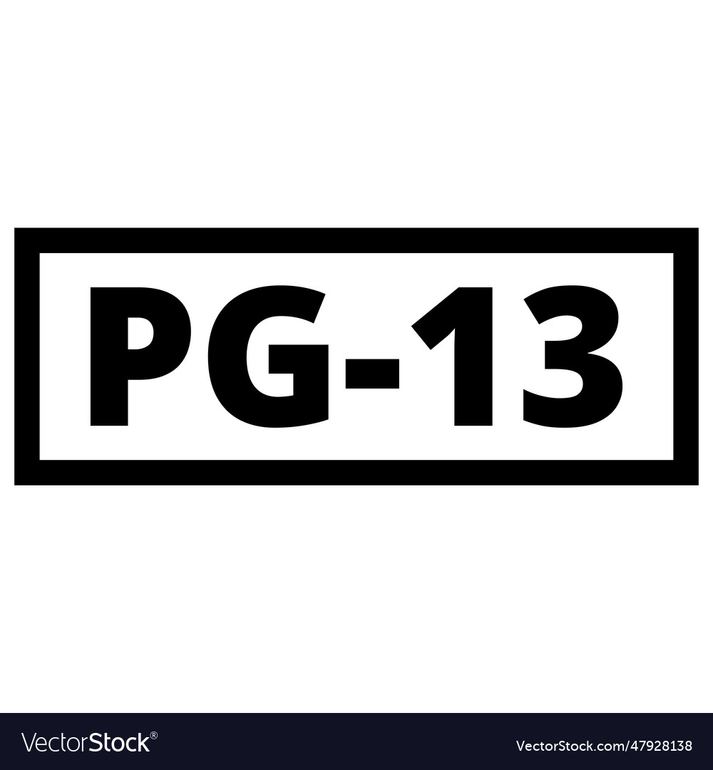 Pg13 - 2 Royalty Free Vector Image - VectorStock