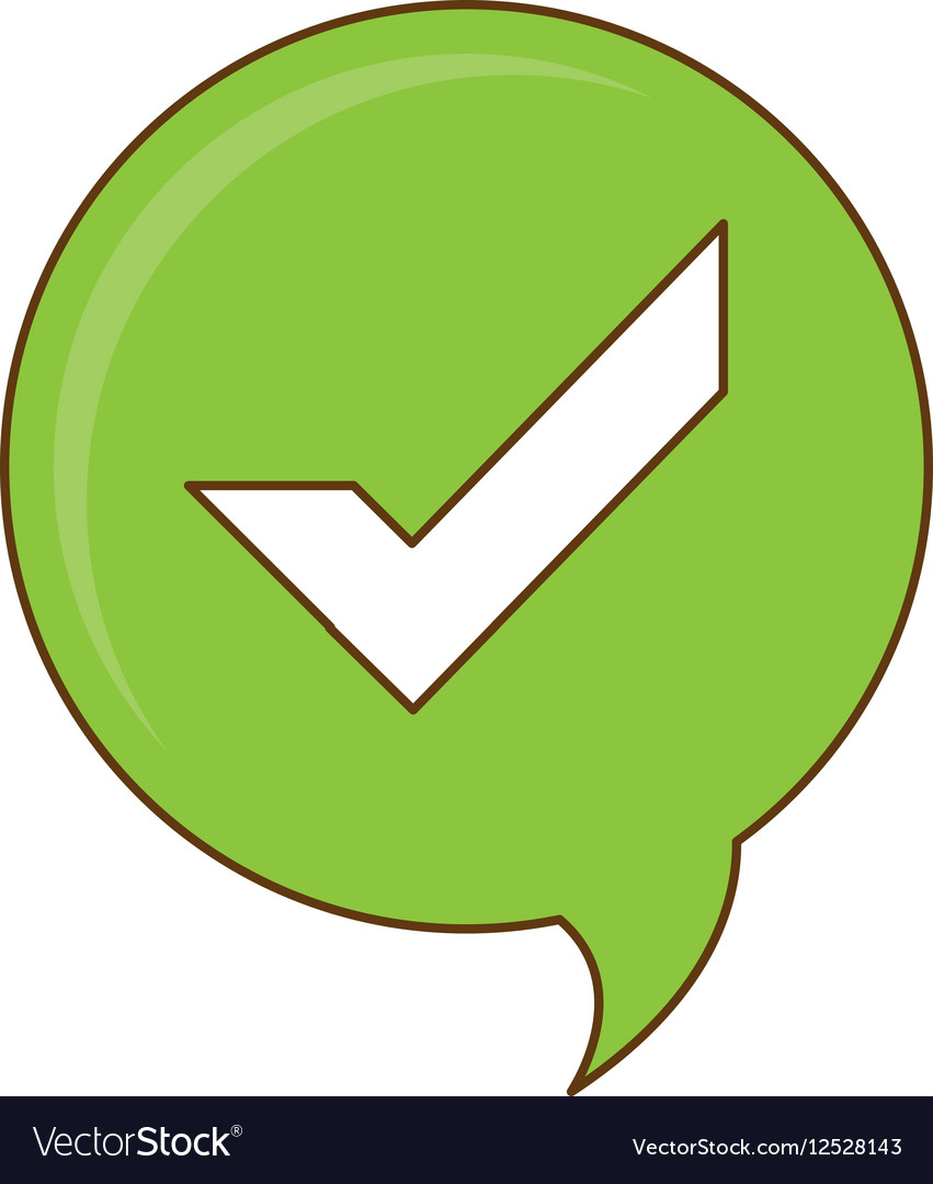 Check mark accept icon image