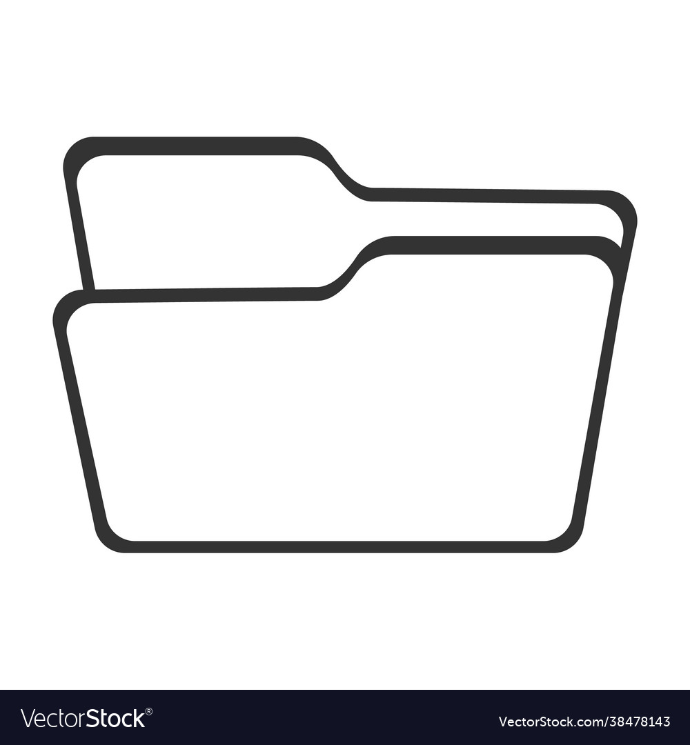 Digital Folder Icon - File Storage