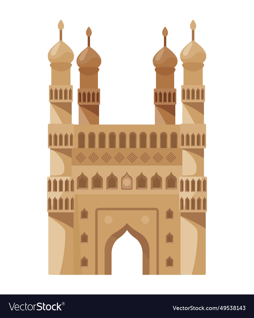 Republic day india landmark monument Royalty Free Vector