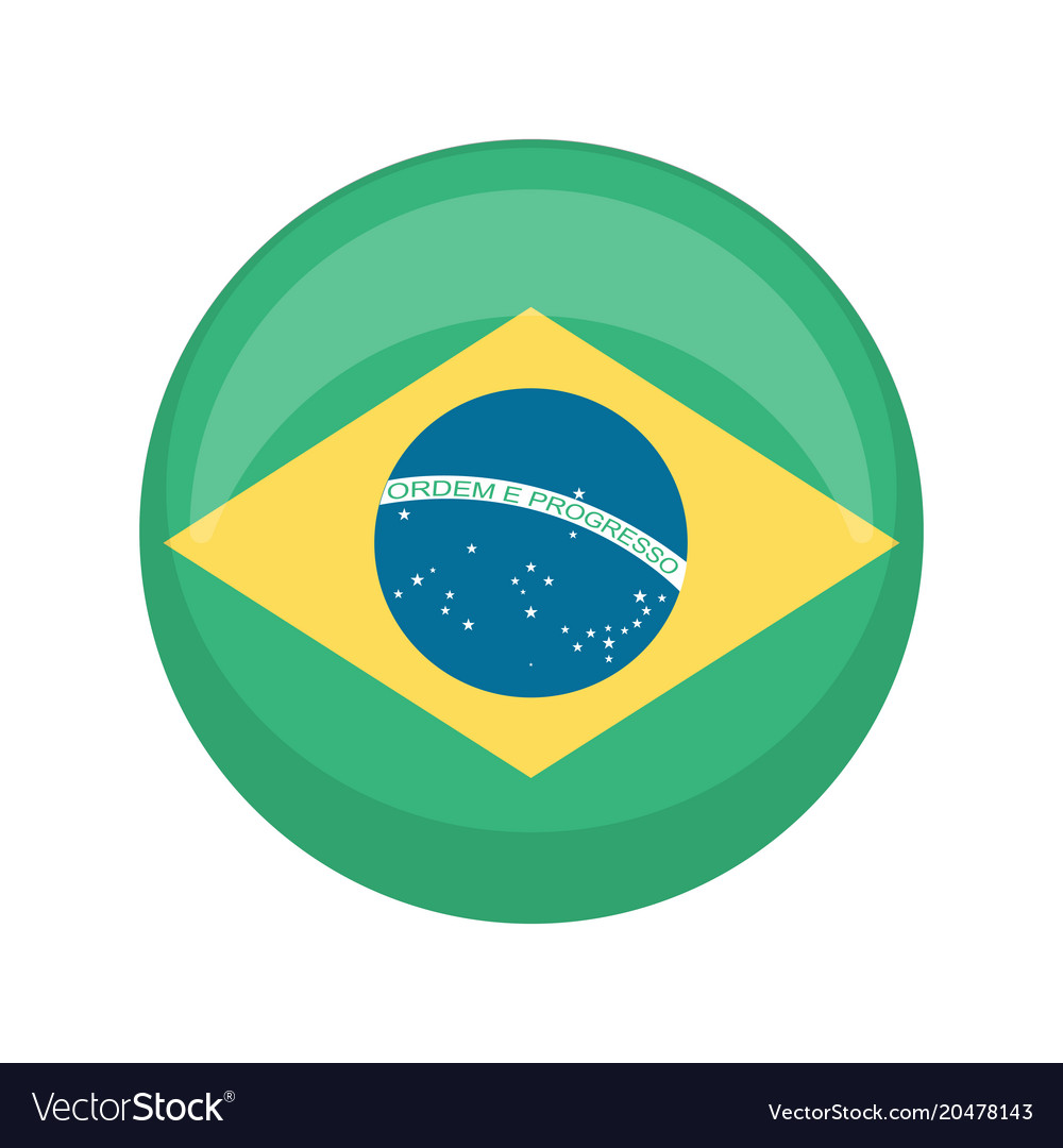 Retro brazil campaign button