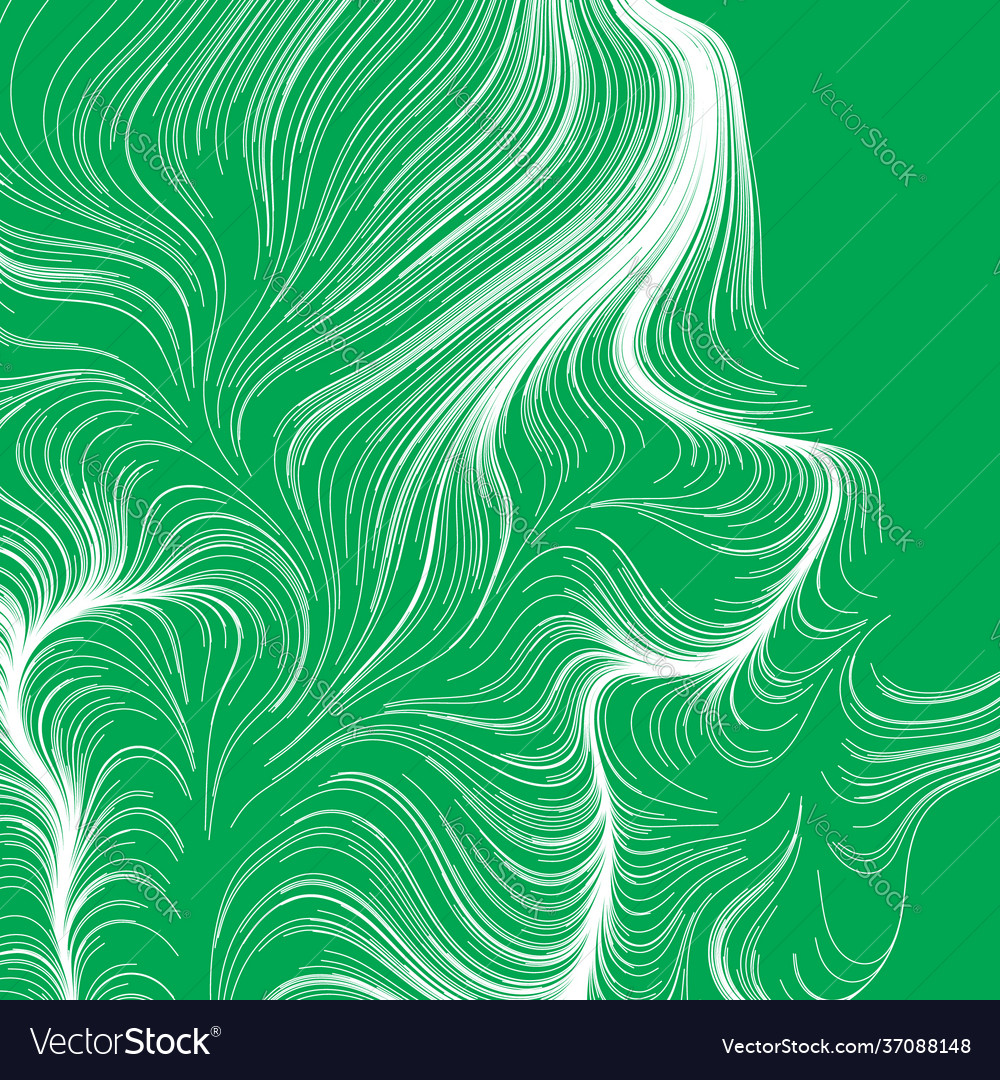 Abstract colorful render random wavy curvy vector image Abstract colorful render random wavy curvy