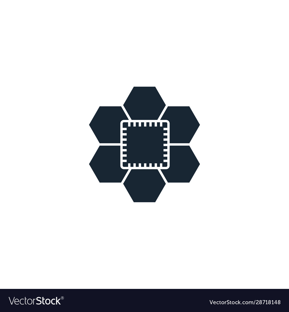 Ai pattern creative icon from artificial