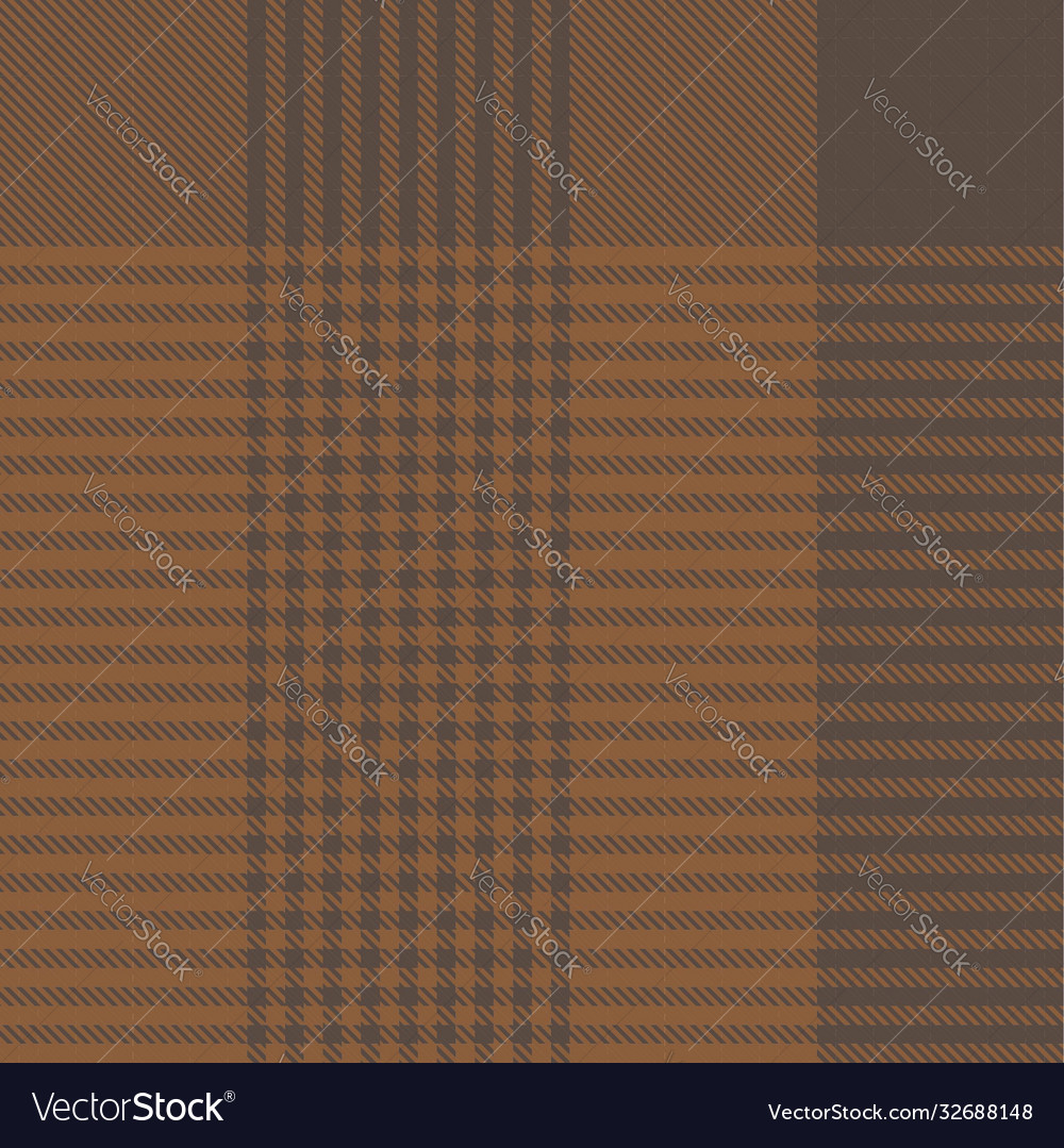 Brown glen plaid textured seamless pattern Vector Image