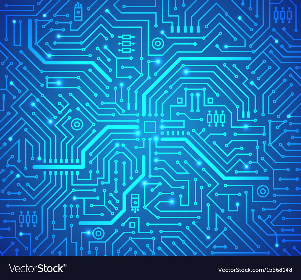 Futuristic Circuitry Background