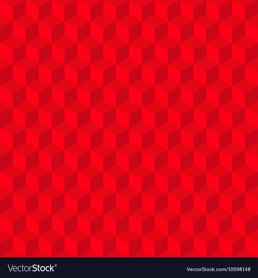 Geometric cube seamless pattern