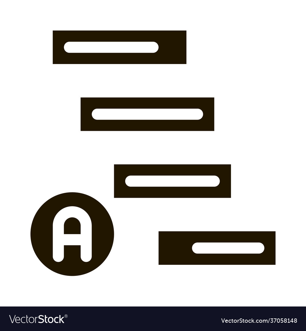 Grafische automatische Algorithmus-Symbol Glyph