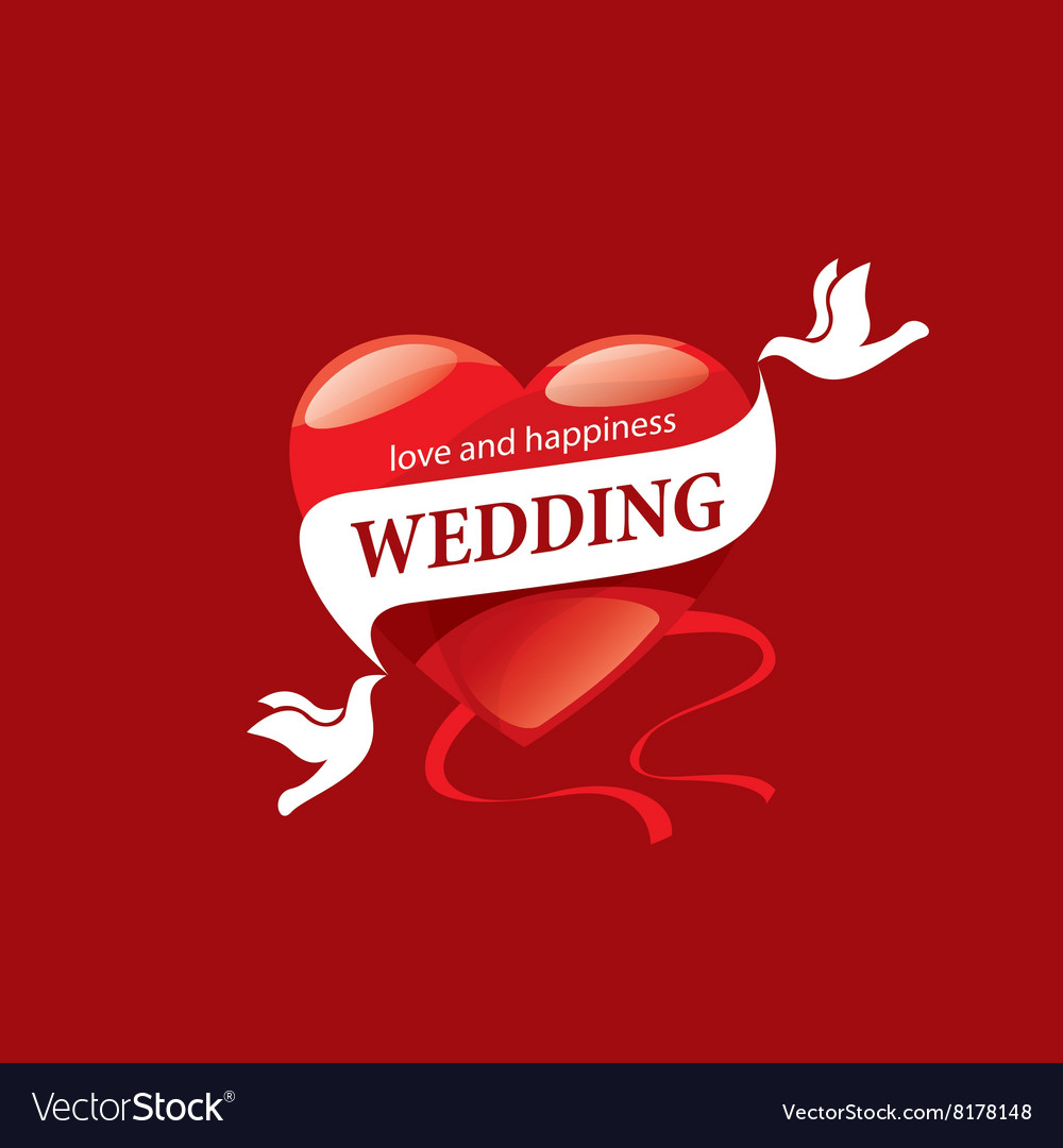 Logo wedding Royalty Free Vector Image - VectorStock