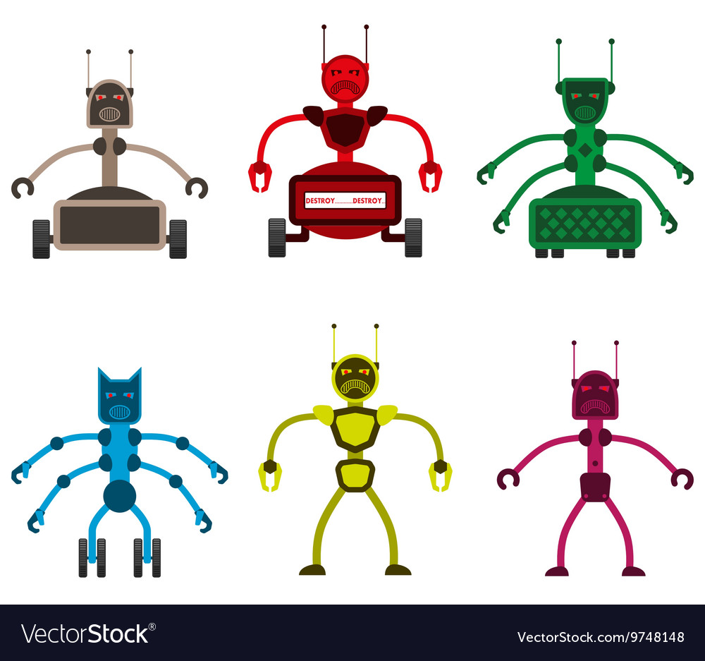 Set of angry robots