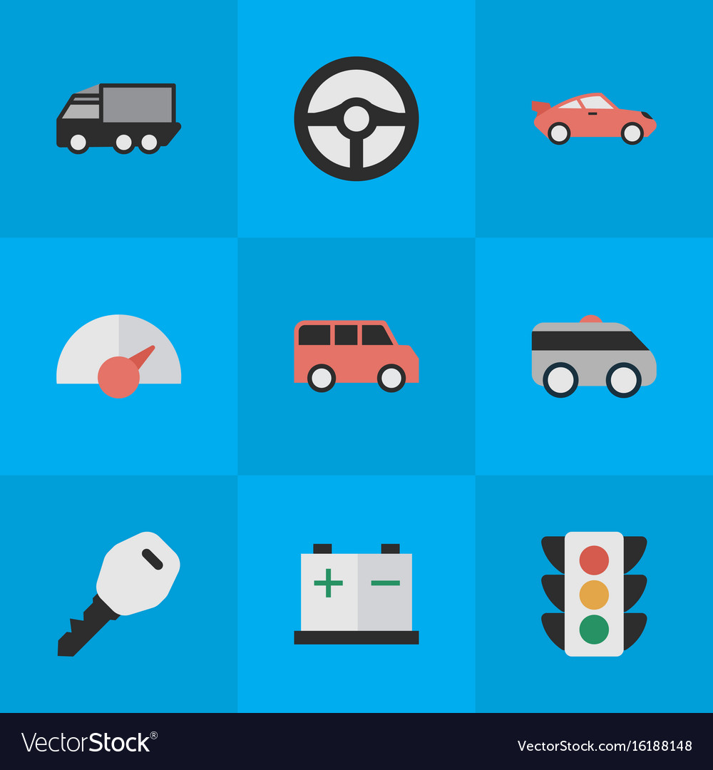 Set of simple shipping icons
