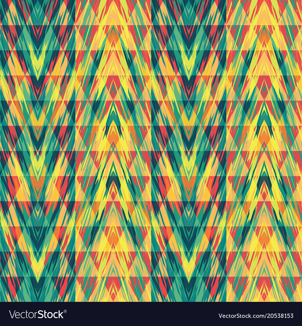 Abstract seamless pattern with geometric elements