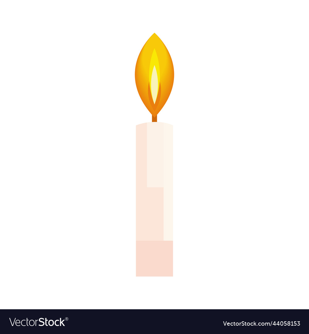 Candle fire flame