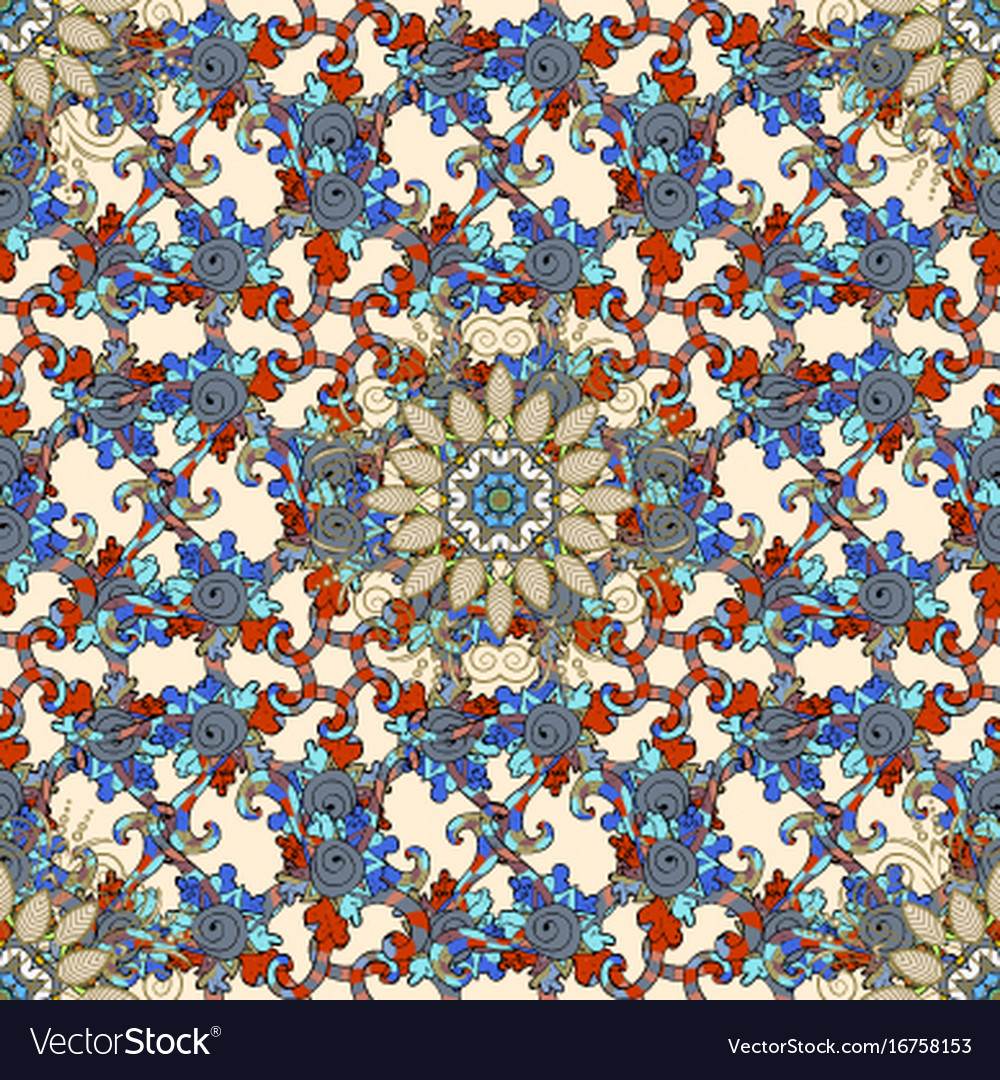 Colour spring theme seamless pattern background