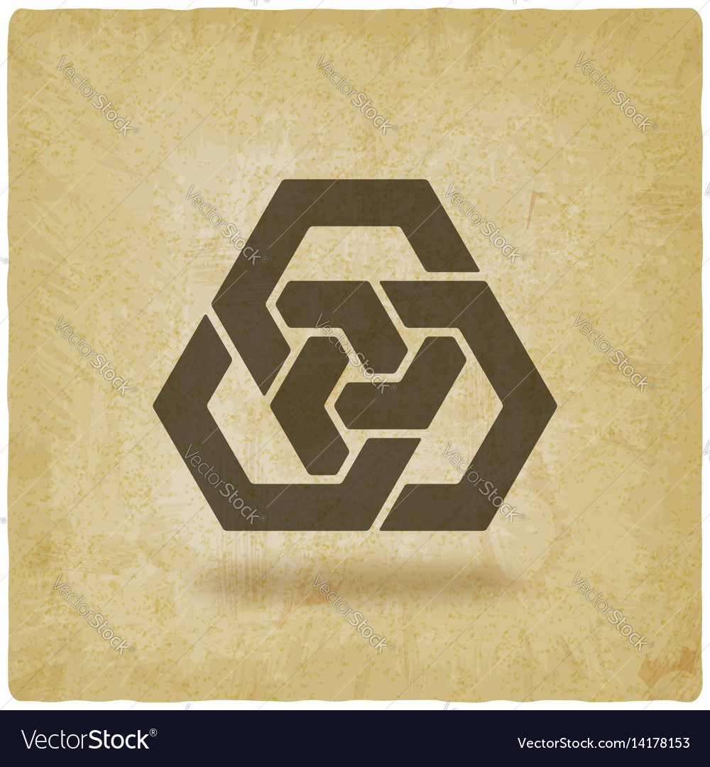 Interlocking Hexagon Pattern