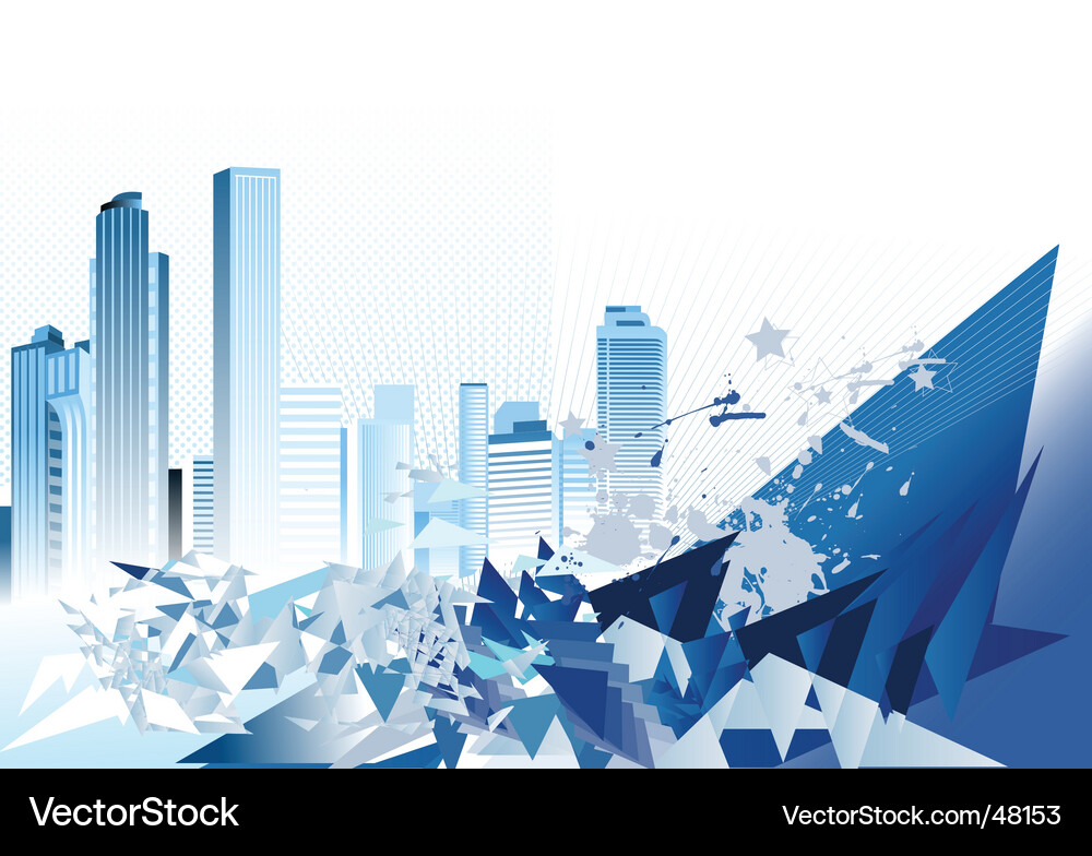 Urban background Royalty Free Vector Image - VectorStock