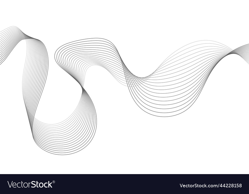 Abstract wave element for design digital Vector Image Abstract wave element for design digital