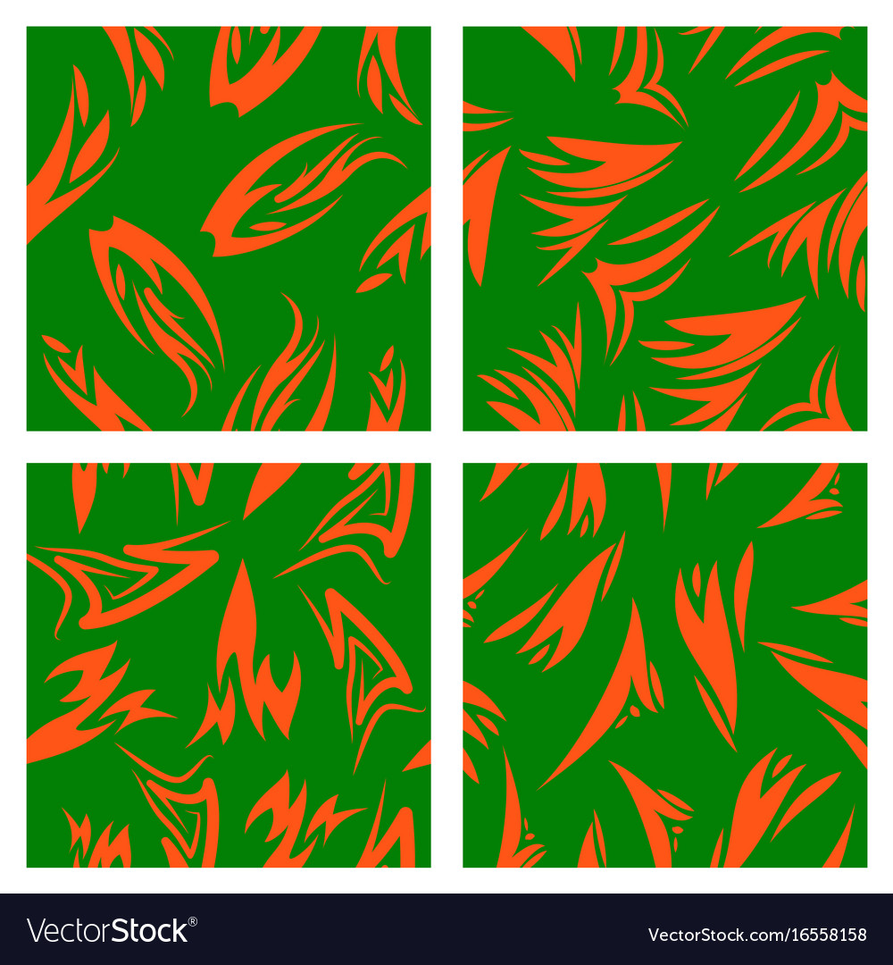 Assembly of patterns in striped style