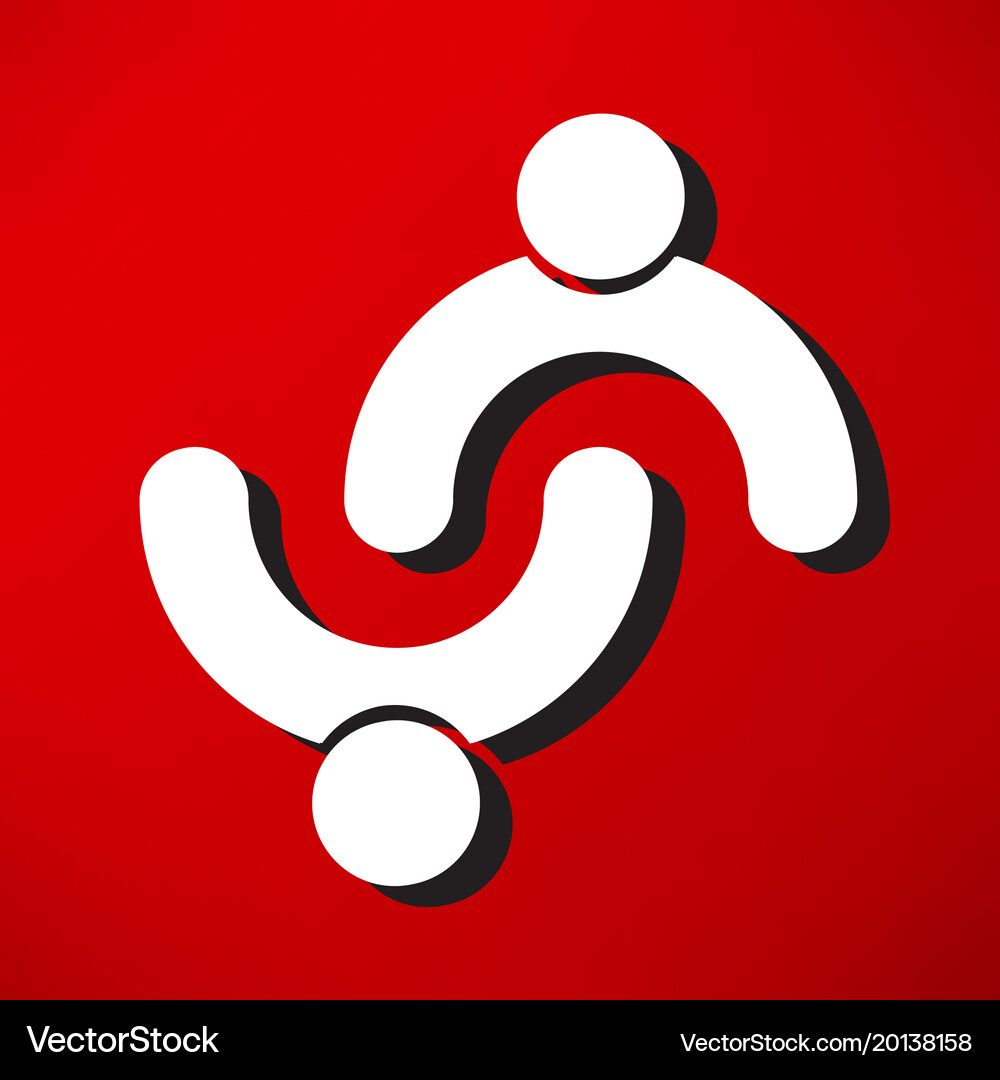 Business icon handshake Royalty Free Vector Image