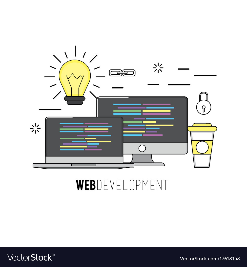 Computer und Laptop sofwate Code Programm