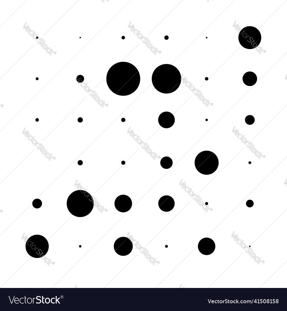 Random dots circles halftone pattern stipple Vector Image Random dots circles halftone pattern stipple