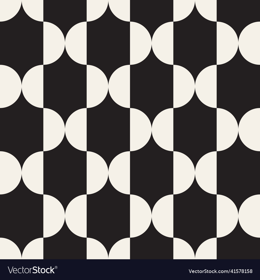 Seamless pattern repeating geometric elements