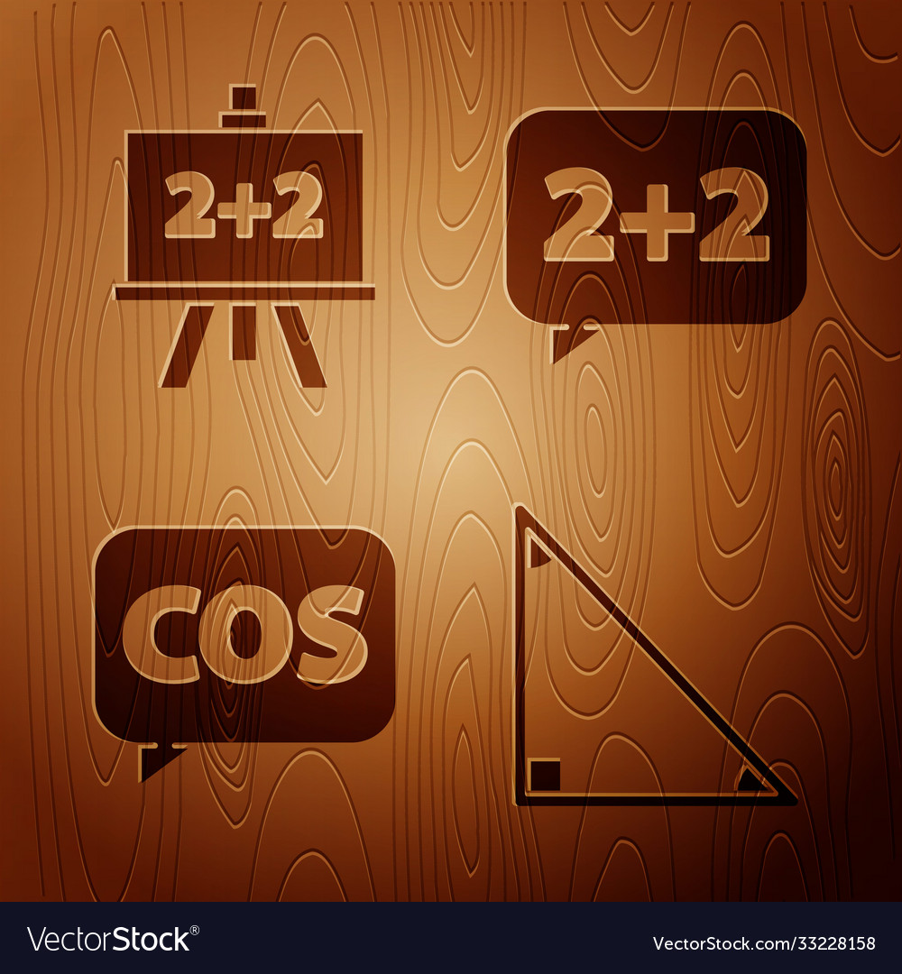 Set triangle math chalkboard mathematics