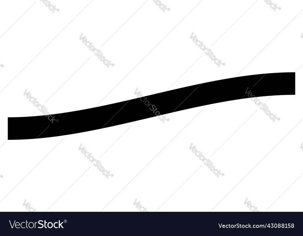 Simple abstract distorted deformed geometric shape vector image Simple abstract distorted deformed geometric shape