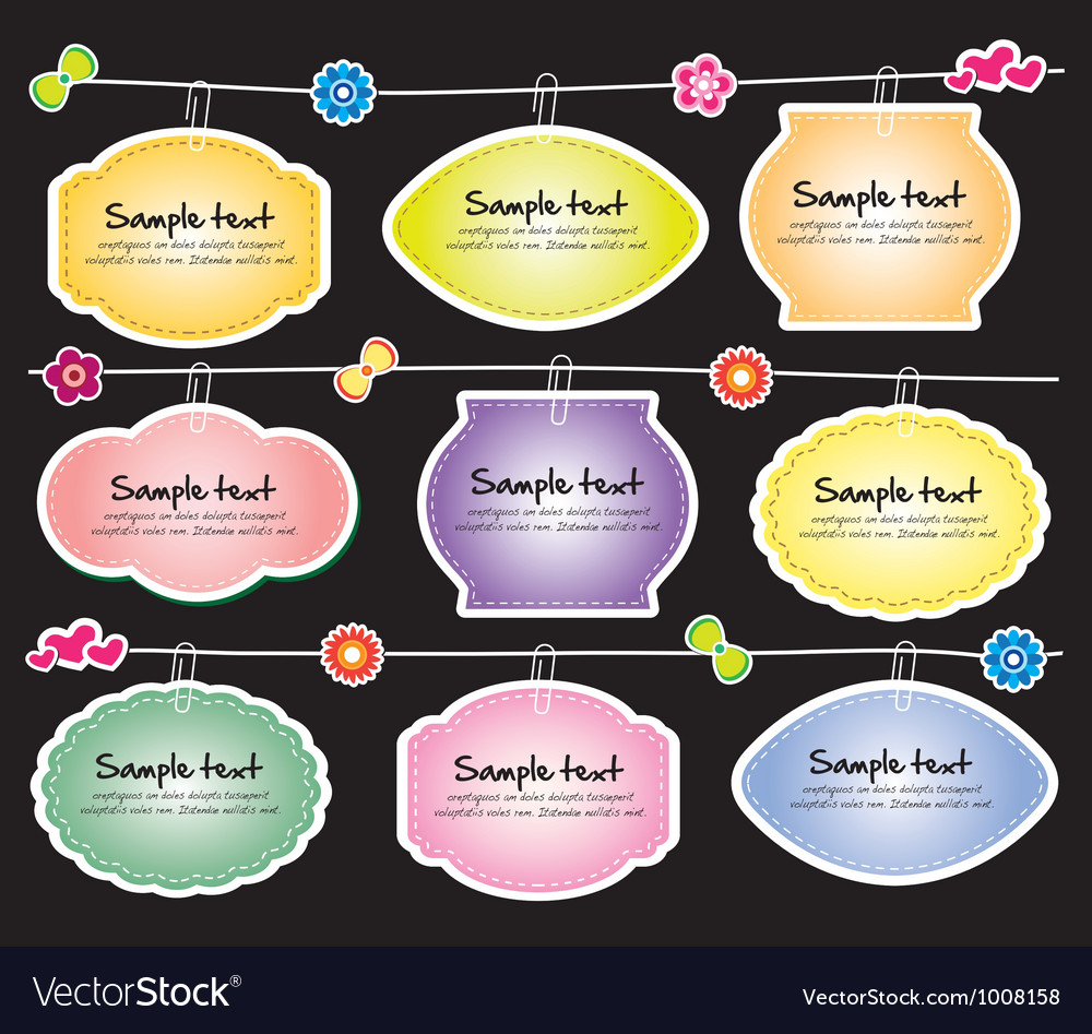 Sticky Notes with Decorative Elements