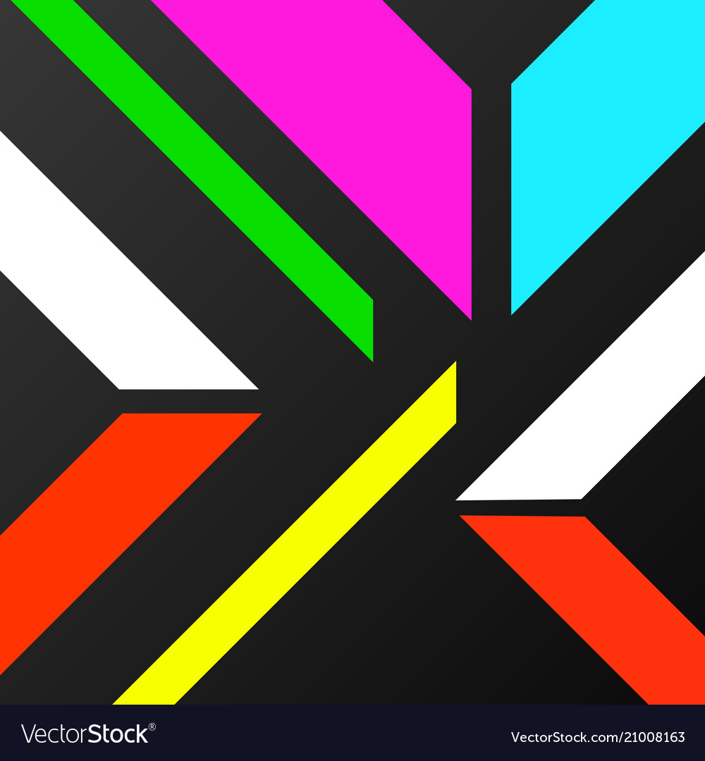 Abstract background with colorful geometric lines