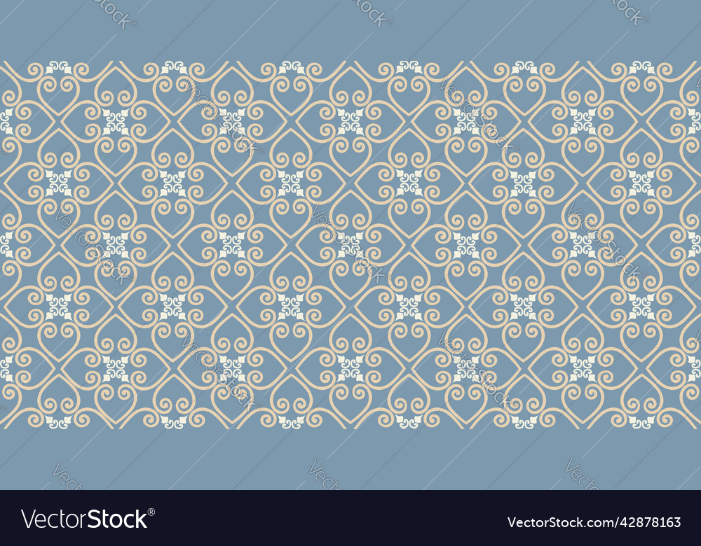 Abstract seamless pattern arabic line ornament