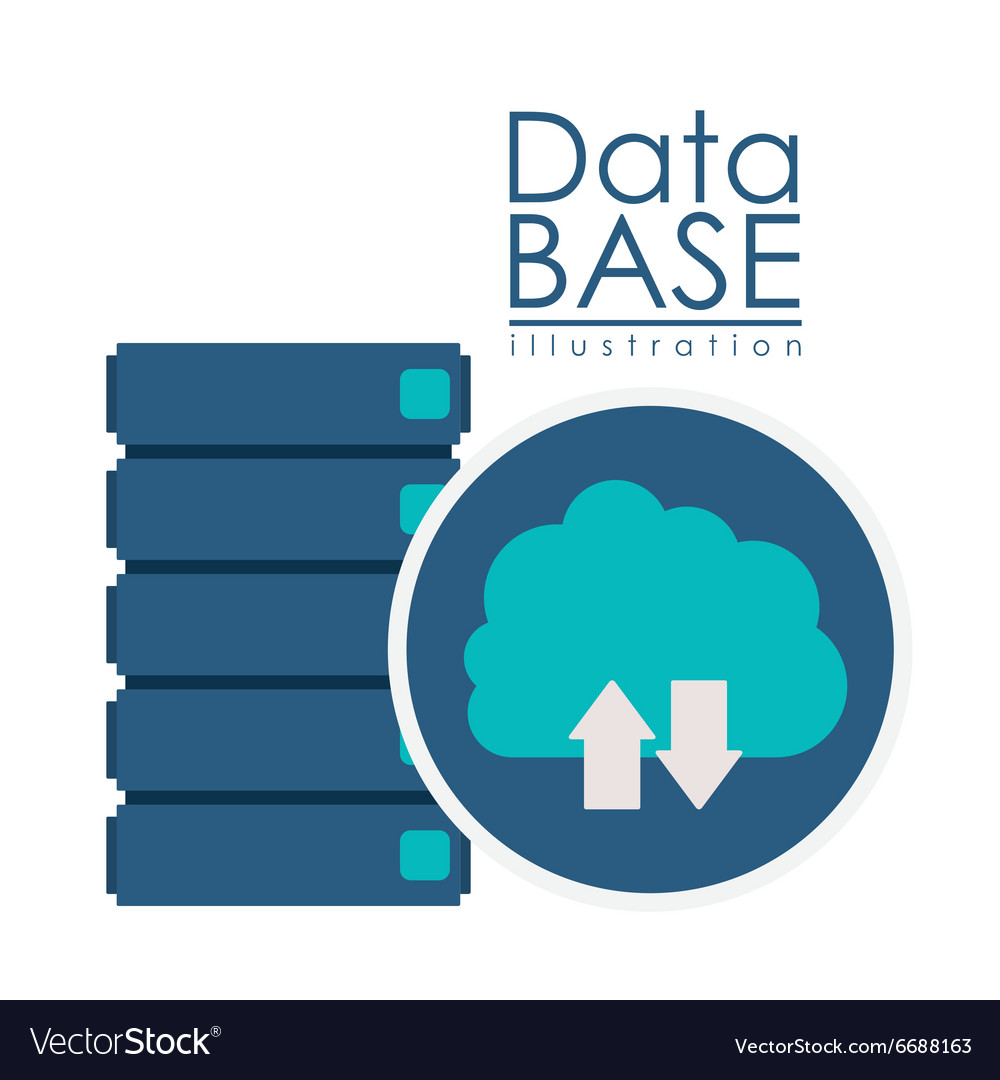 Data base design Royalty Free Vector Image - VectorStock