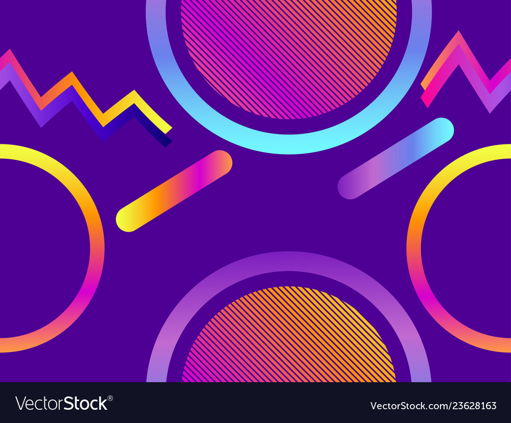 Futurism seamless pattern gradient shape vector image Futurism seamless pattern gradient shape