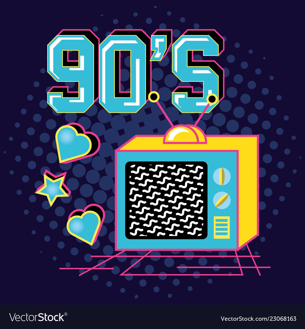 Nineties Retro TV Icon