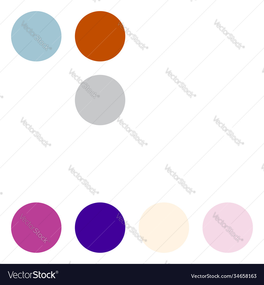 Random colorful circles design element