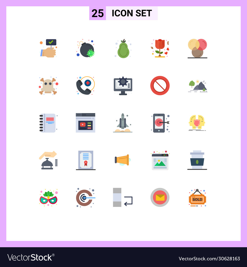 Stock icon pack 25 line signs and symbols