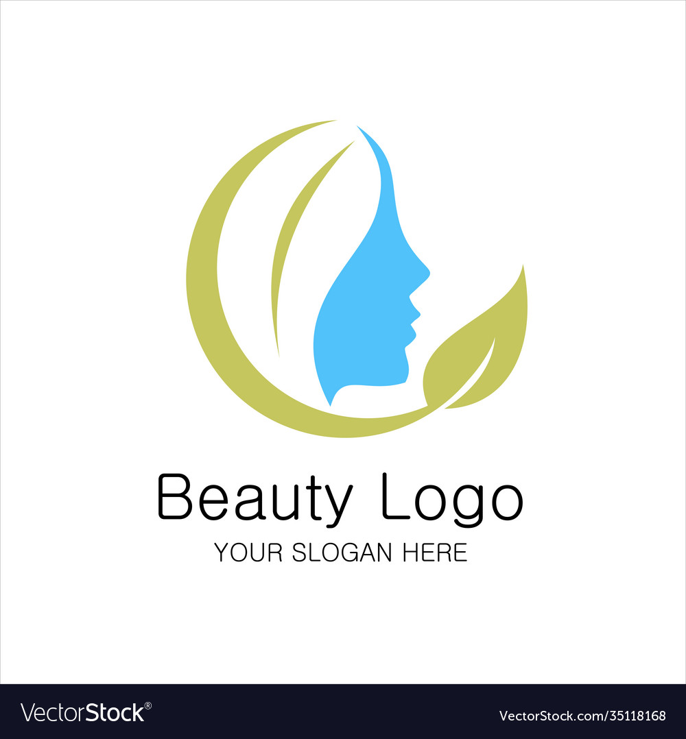 Beauty Mädchen Logotyp ein elegantes Logo für