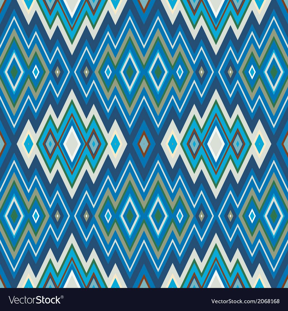 Color abstract retro zigzag background